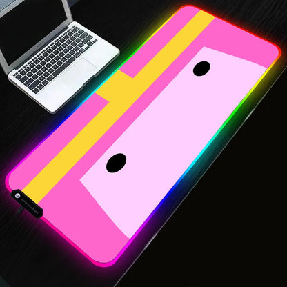 RGB Cartoon Gaming Desk Mat — Non-Slip Mouse Pad XL 🎮
