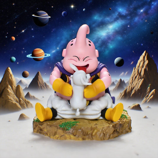 Majin Buu Official Bandai Dragon Ball Q Version PVC Figure 8.5cm 🩷✨