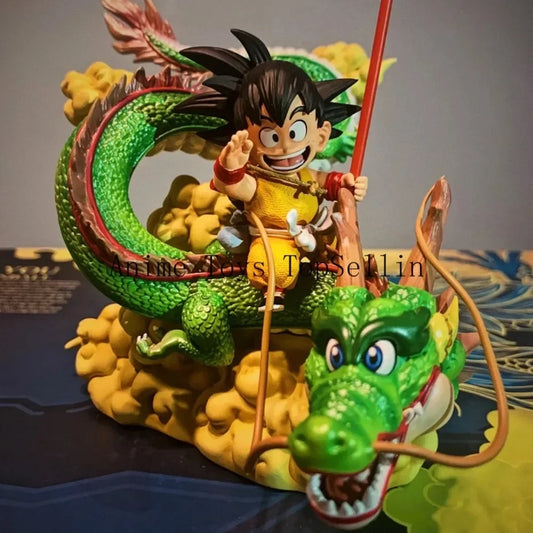 Anime Warrior & Dragon PVC Figure – 15cm Collectible Display Statue Gift For Anime Fans 🔥🐉
