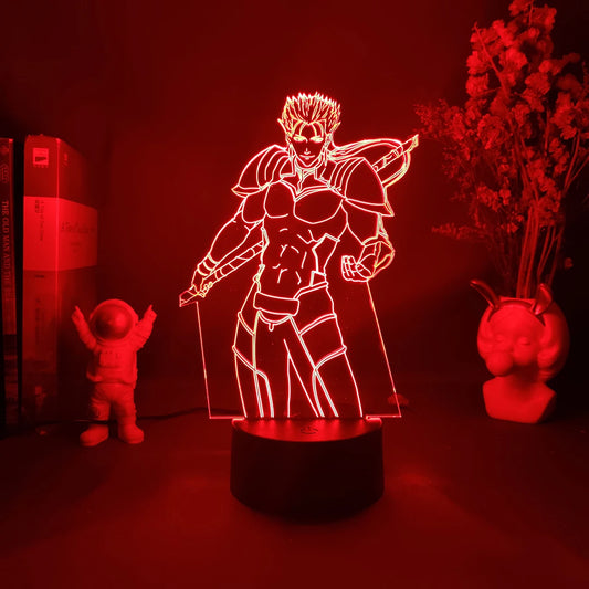 Anime 3D LED Night Light — Bedroom & Desk Decoration 💡✨