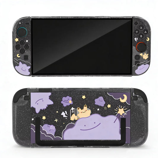 Glitter & Cartoon Protective Case for Switch 2 — Multiple Colors 🎮✨