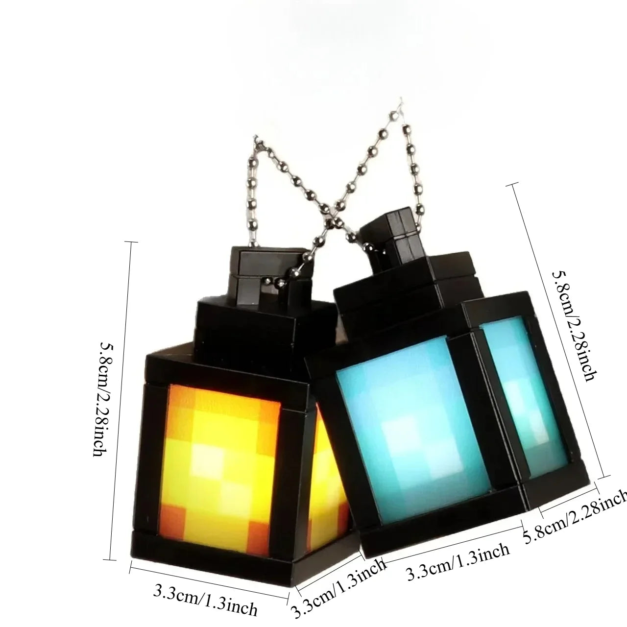RGB Pixel Night Light – 16 Colors Remote Control Ambient Lamp