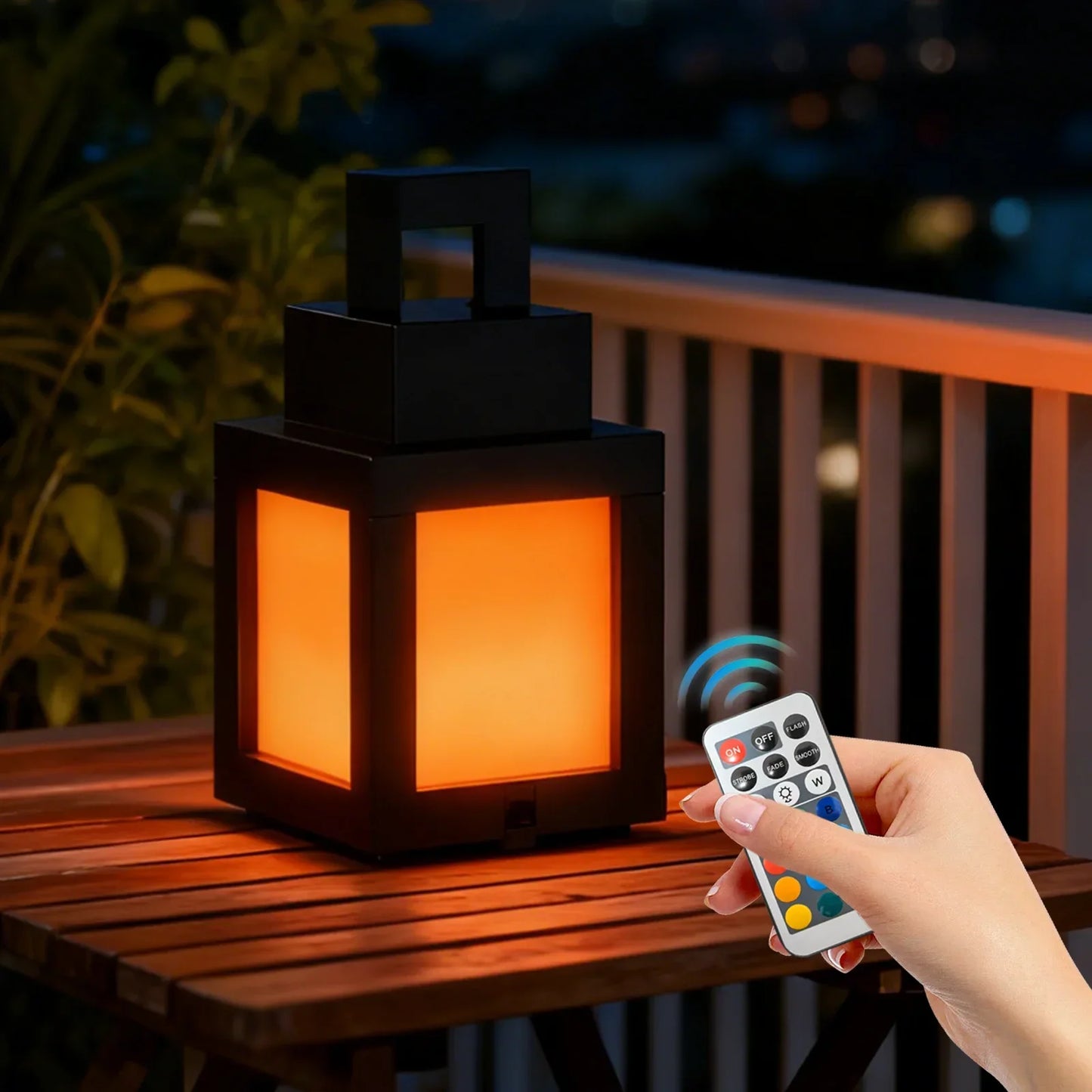 RGB Pixel Night Light – 16 Colors Remote Control Ambient Lamp